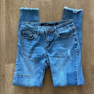 💙 Harper Patchwork Skinny Jeans Women’s Size 28